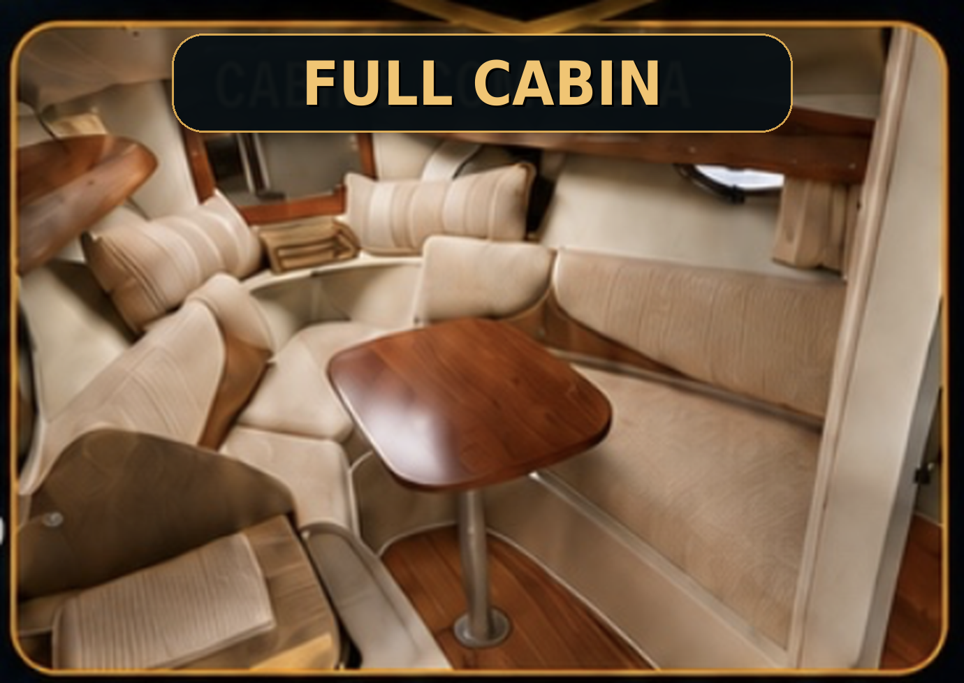 Full cabin with standing room
